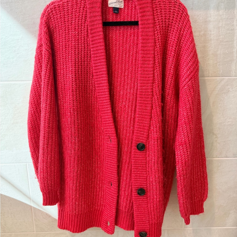 Universal Thread Vibrant Pink Cardigan